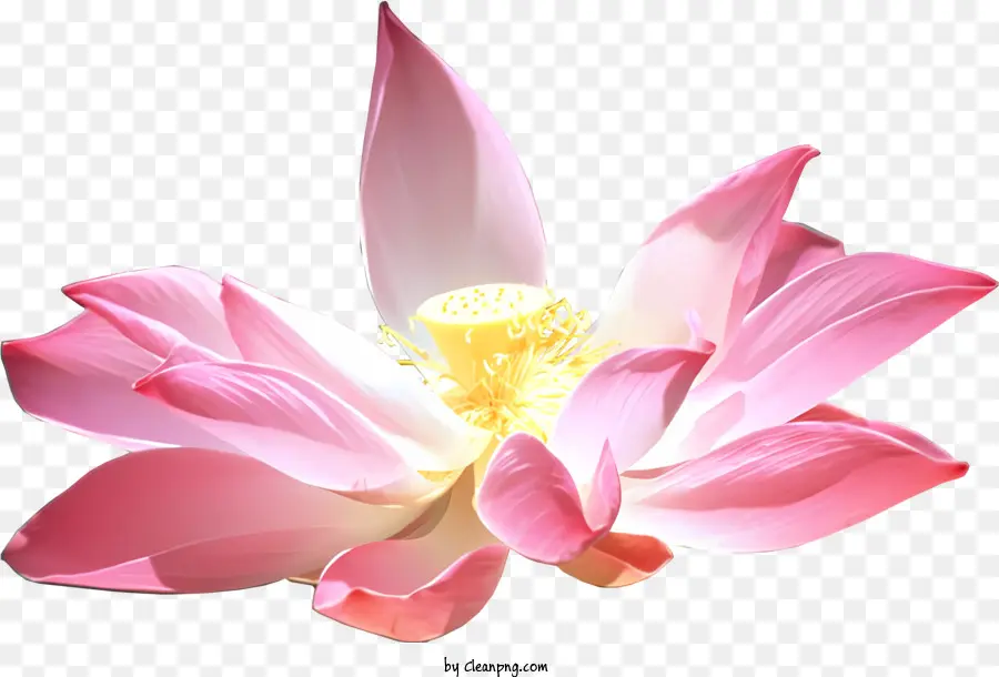Bunga，Bunga Teratai Merah Muda PNG