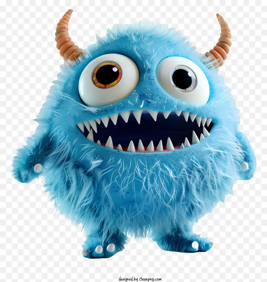 Monster Biru，Imut Imut PNG