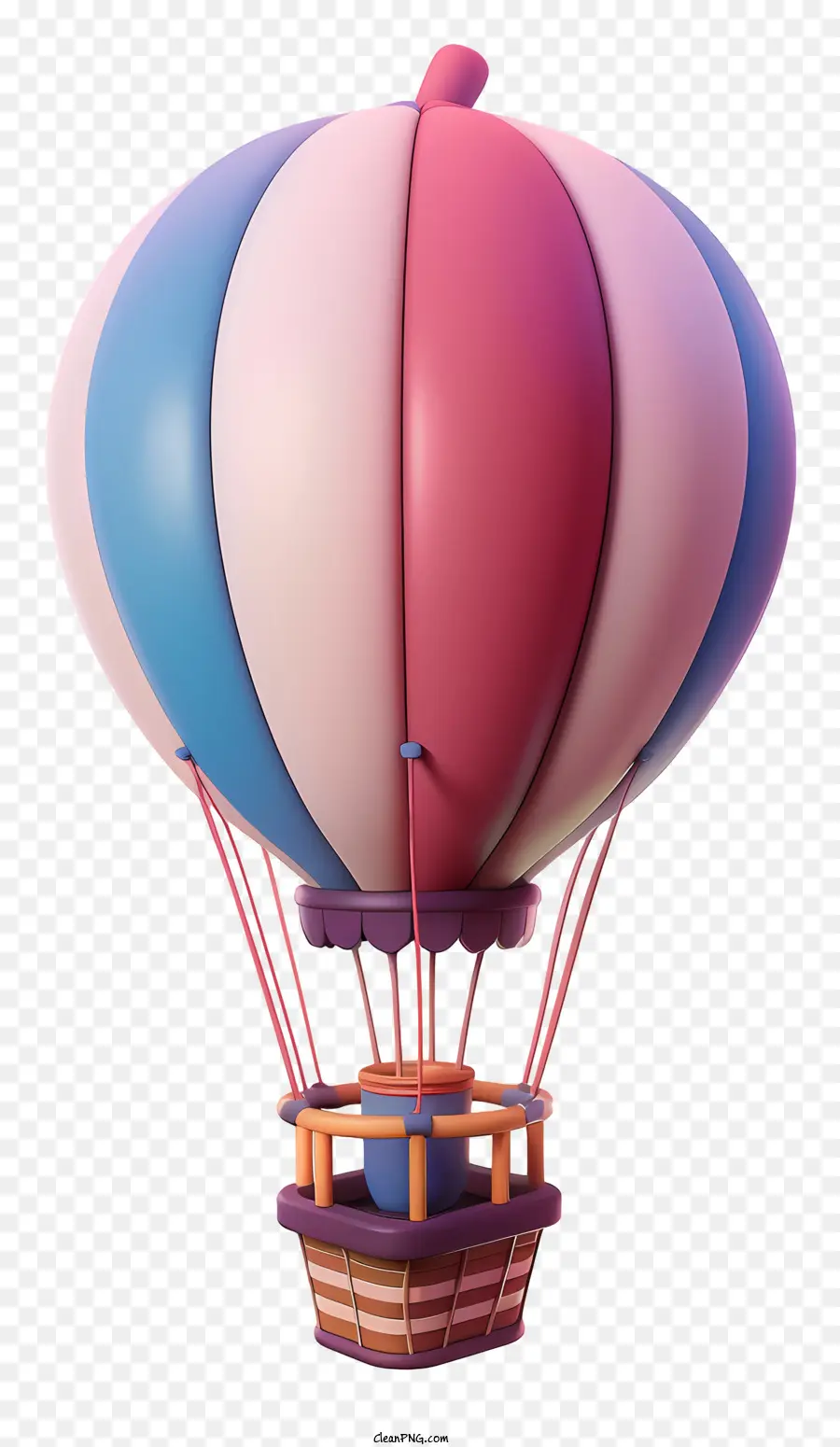 Balon Udara Panas，Pink PNG