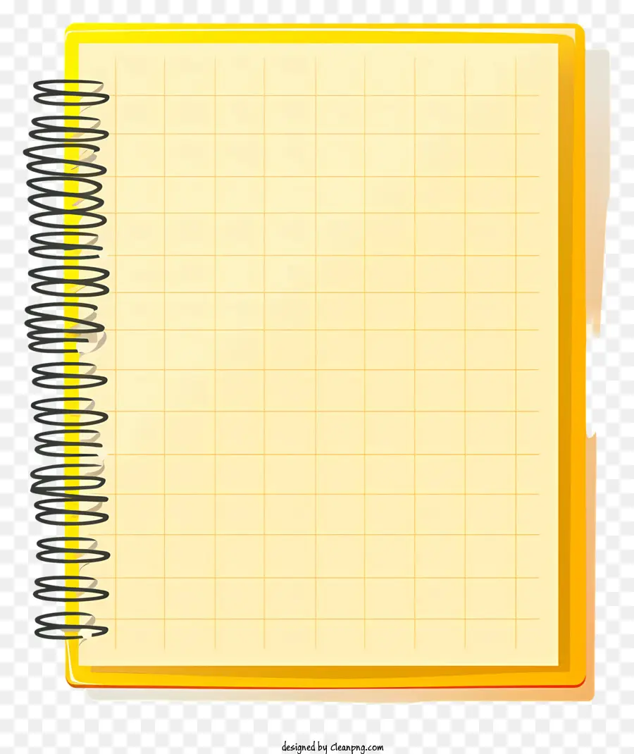 Lembar Notepad Kuning，Kuning Notebook PNG
