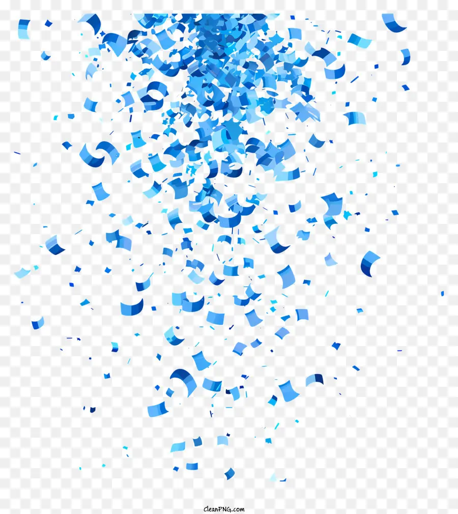 Biru Confetti，Confetti PNG