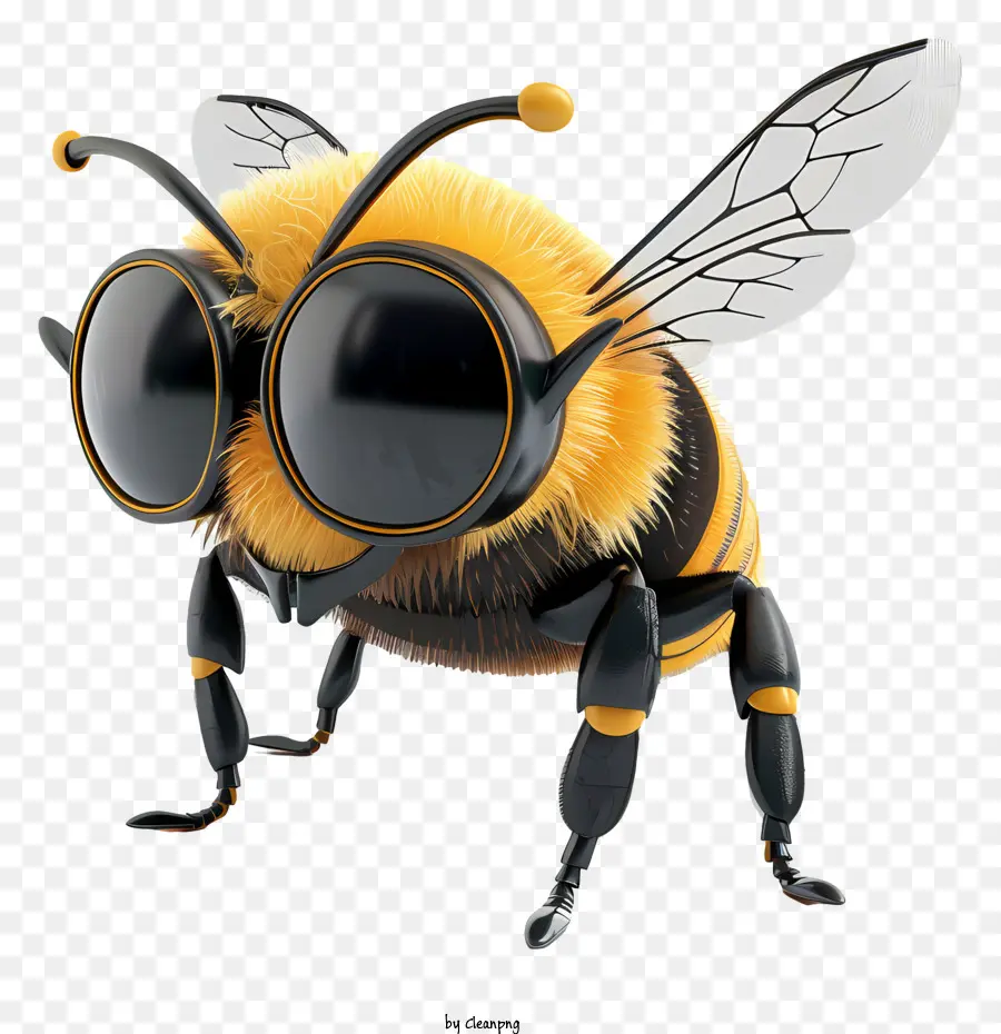 Lebah，Kacamata PNG
