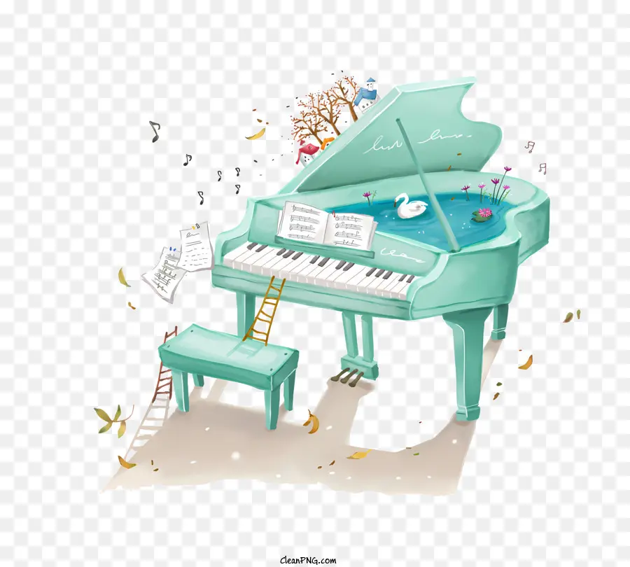 Musik，Piano Besar PNG