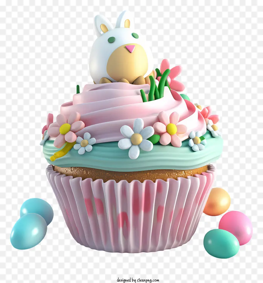 Minggu Paskah，Cupcake Paskah PNG