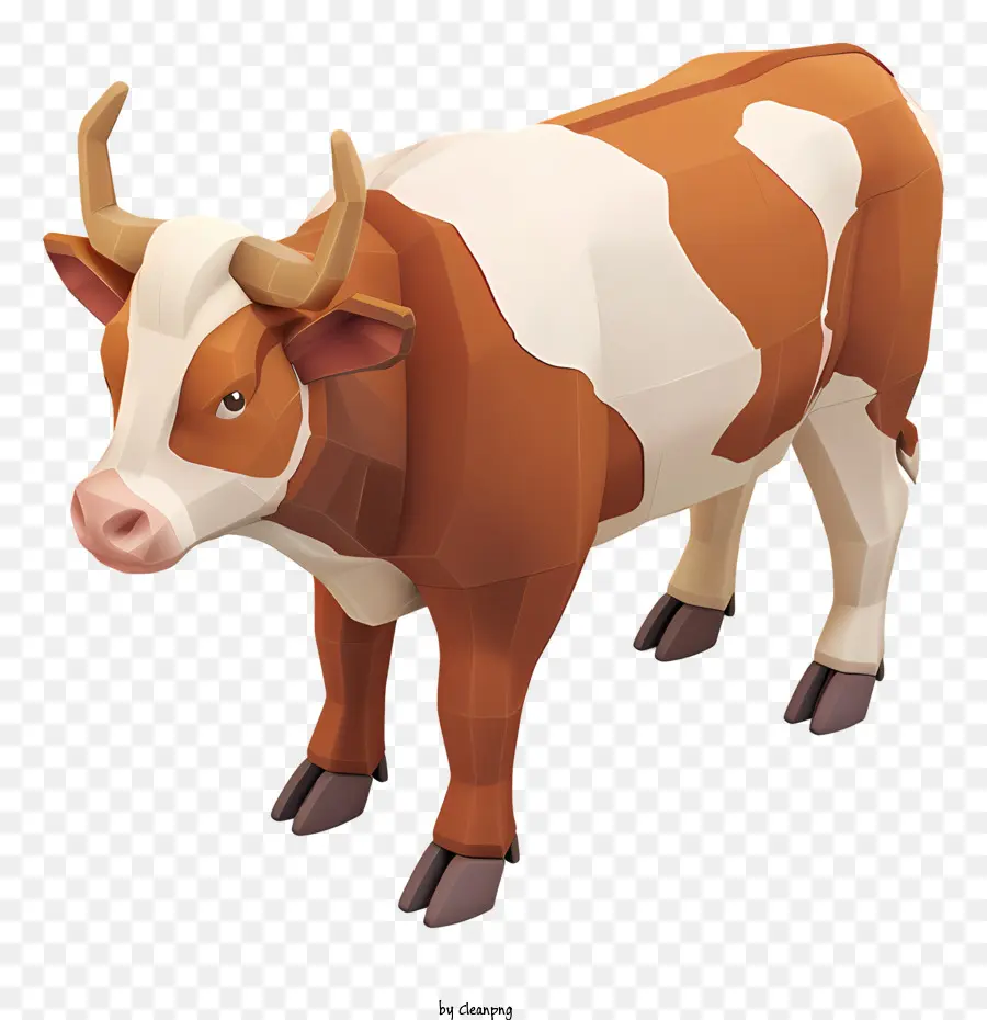 Sapi Hereford，Sapi Coklat Dan Putih PNG