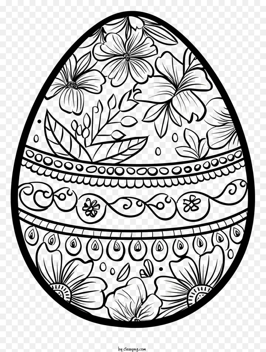 Pewarnaan Telur Paskah，Telur Hiasan PNG
