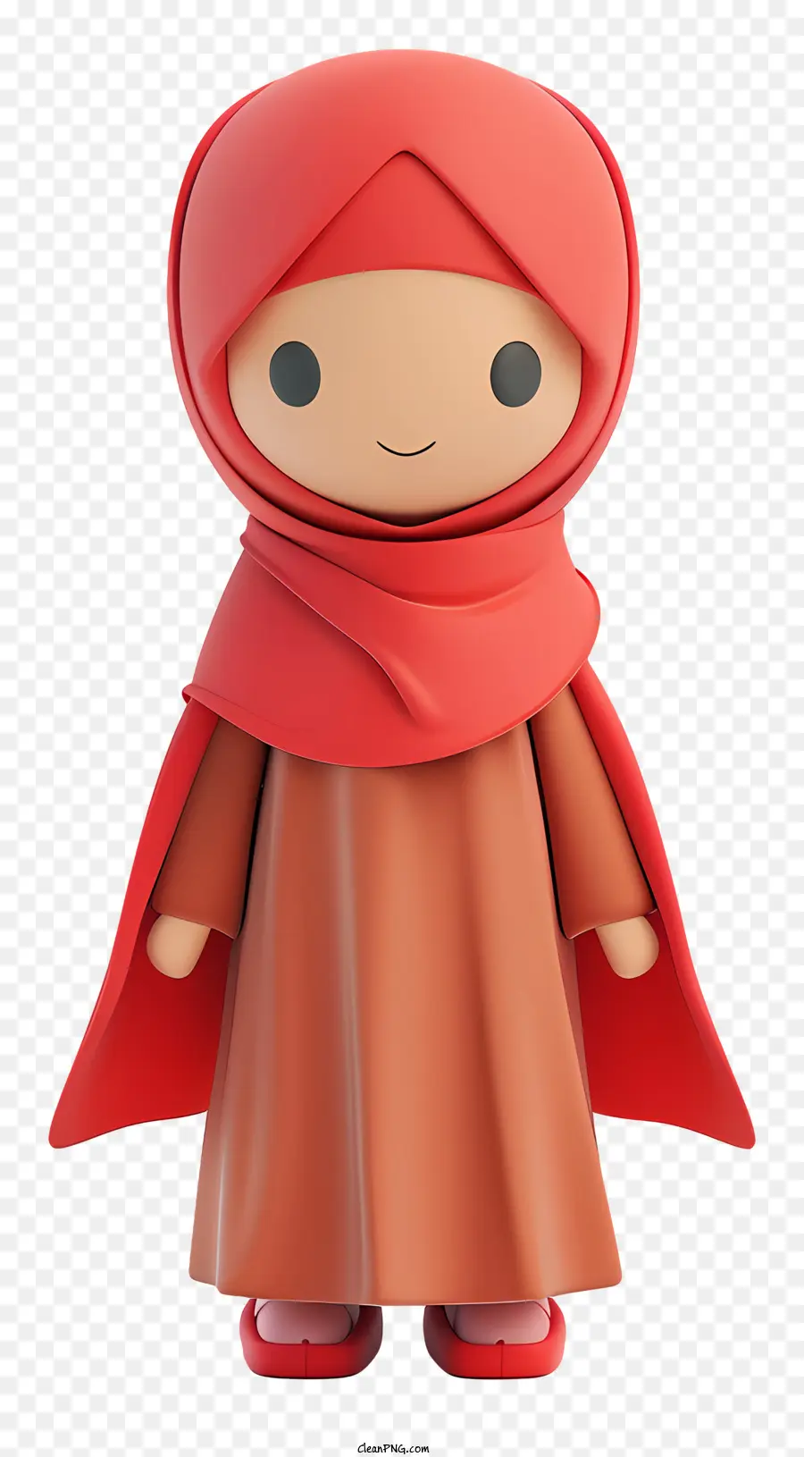 Gadis Muslim，Karakter Kartun PNG