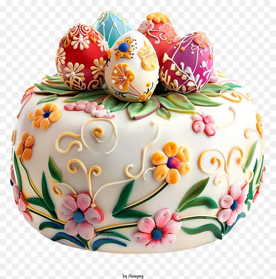 Kue Hari Paskah，Kue Dekorasi PNG