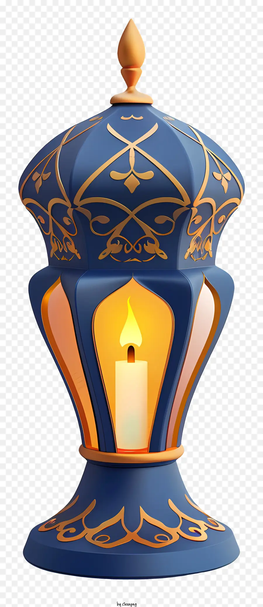 Lampu Islami，Lentera Biru PNG