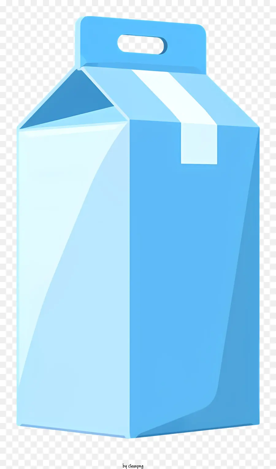 Karton Susu，Kotak Biru PNG