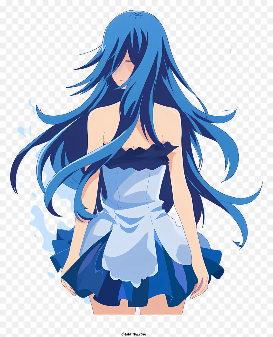 Juvia Lockser，Gadis Dengan Rambut Biru PNG