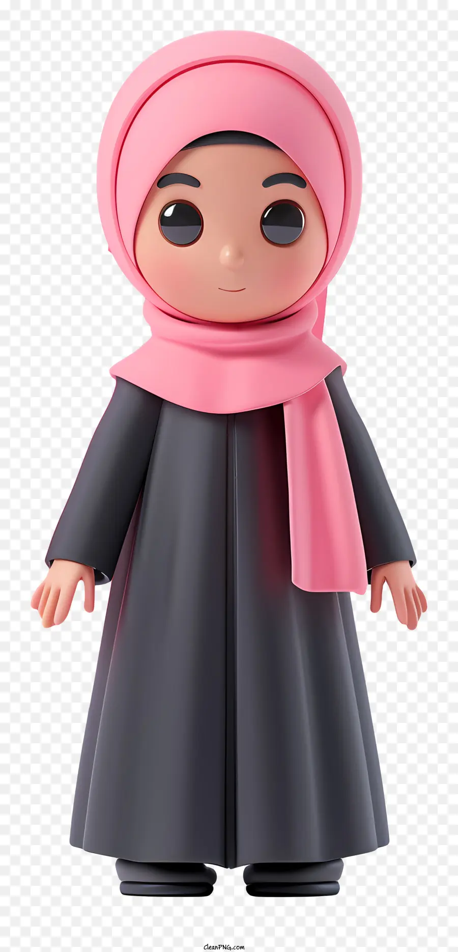 Gadis Muslim，Boneka Jilbab PNG