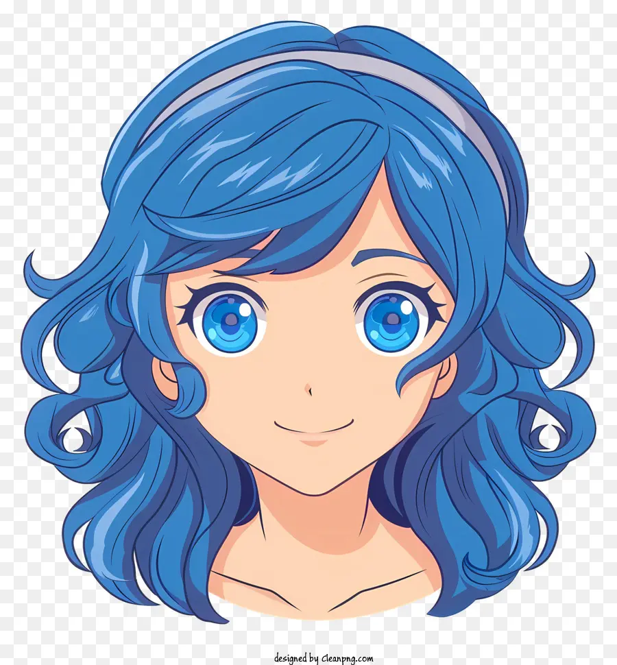 Juvia Lockser，Gadis Anime Berambut Biru PNG