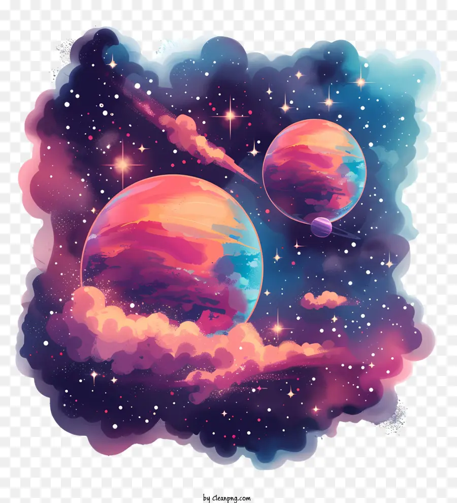 Nebula，Lanskap Surealis PNG