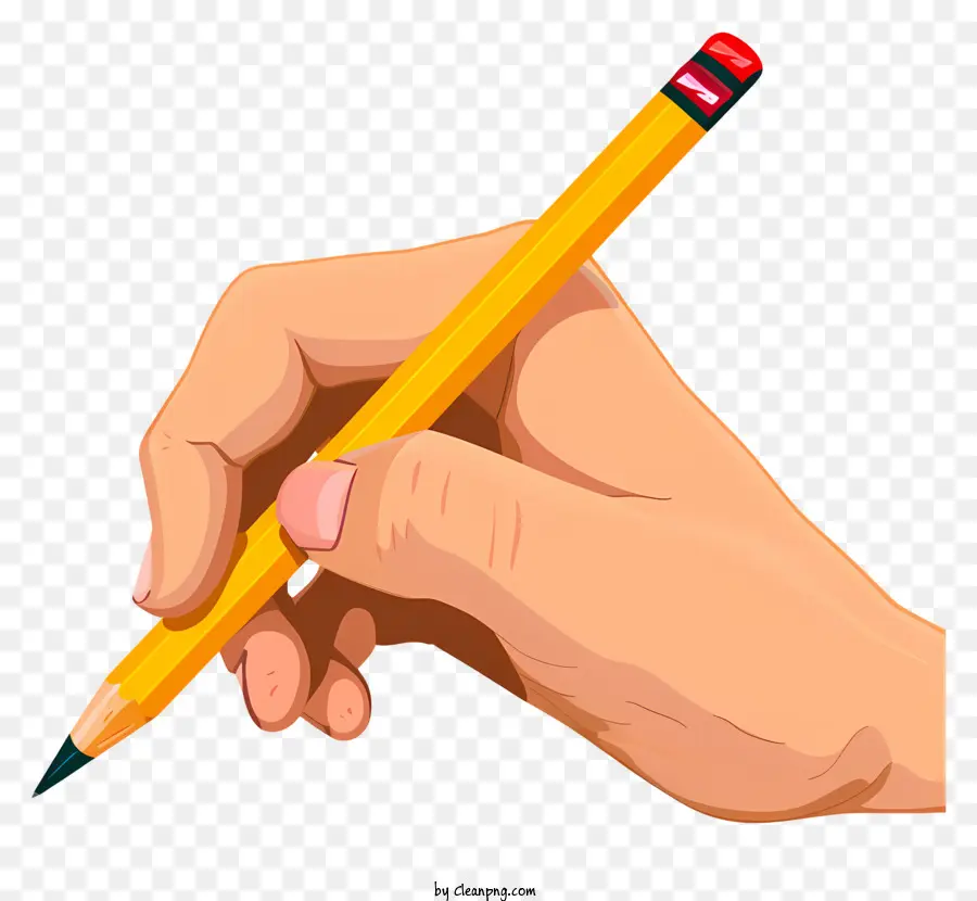 Tangan Dengan Pensil，Menulis PNG