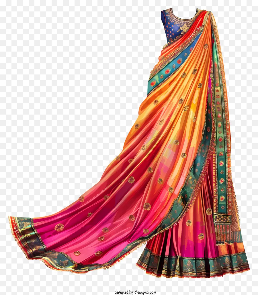 Saree Pernikahan India，Sari Sutra PNG