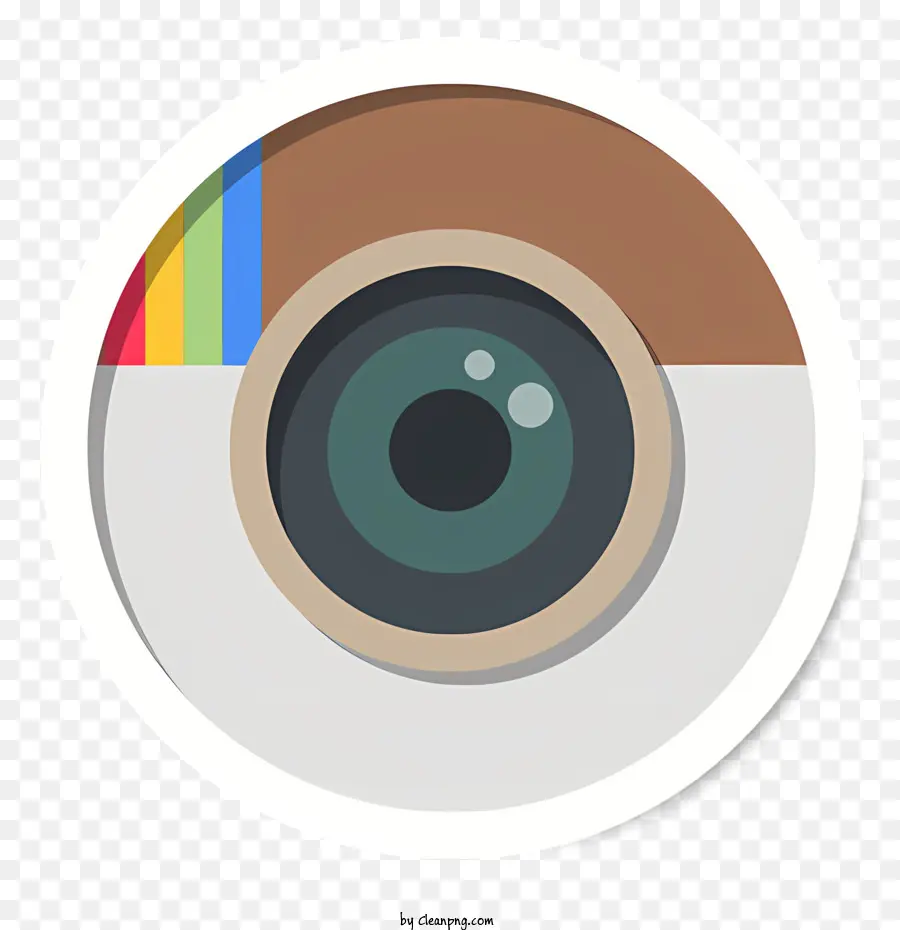 Instagram，Mata Pelangi PNG
