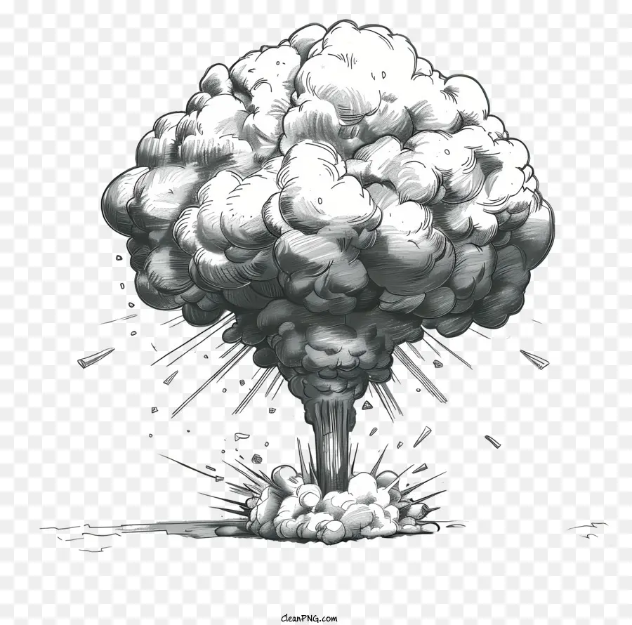 Ledakan Nuklir，Ledakan Atom PNG