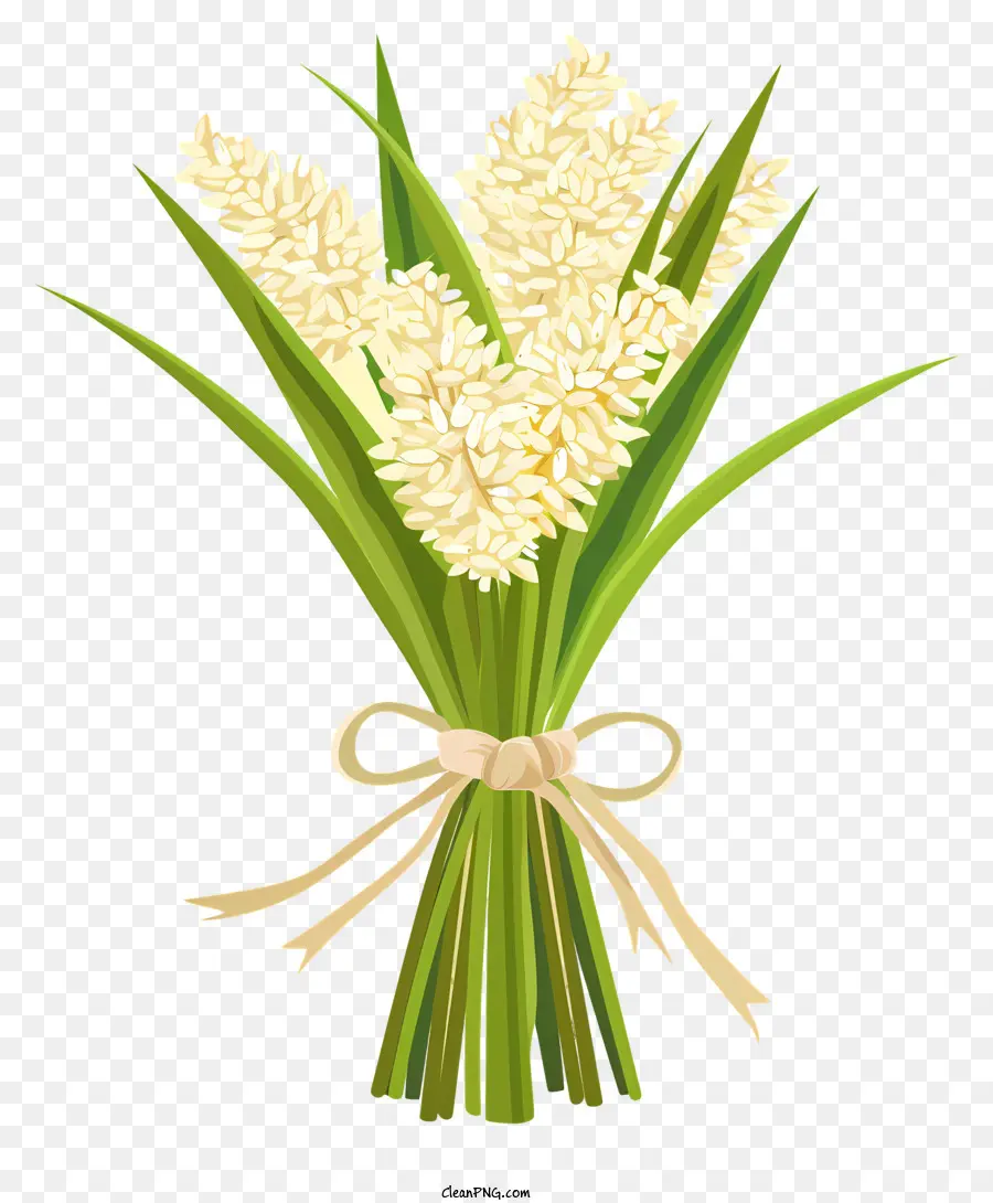 Tumpukan Nasi，Bunga Putih PNG