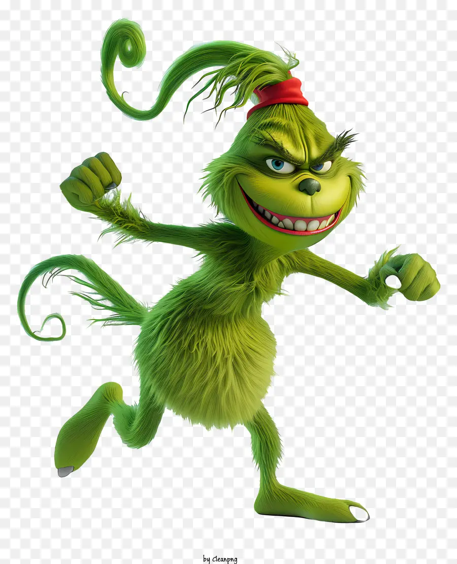 Menggertak，Grinch Hijau PNG