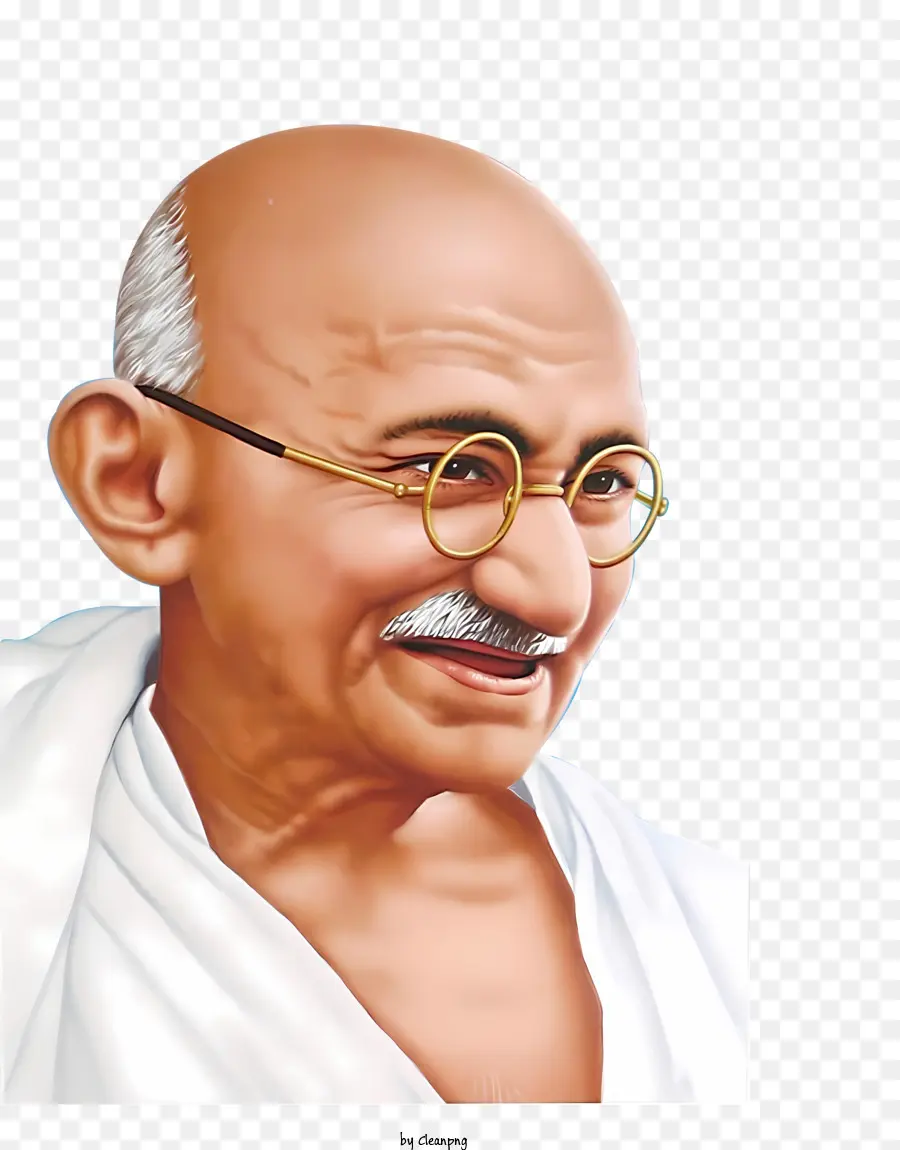 Kacamata，Mahatma Gandhi PNG