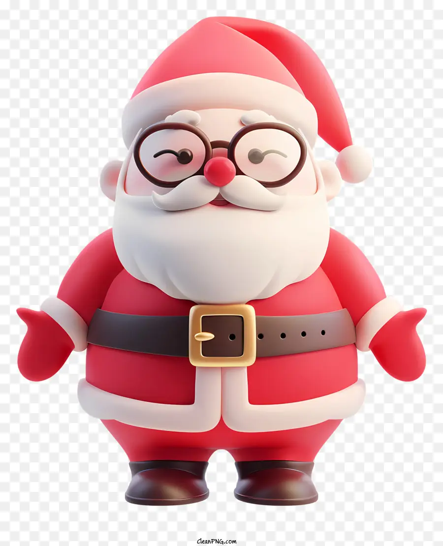 Santa Claus，Membuat 3d PNG