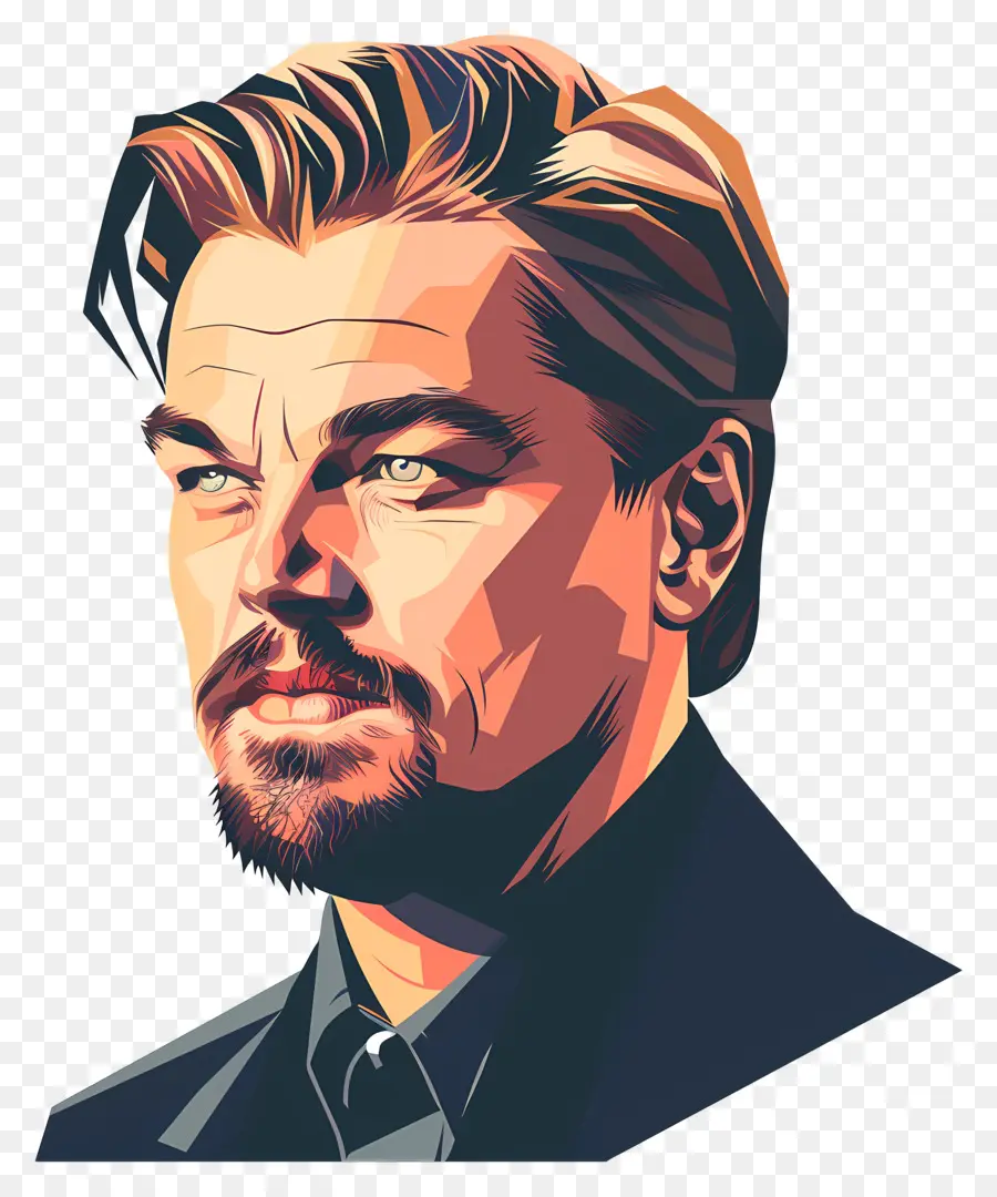 Leonardo Dicaprio，Pria Berjanggut PNG