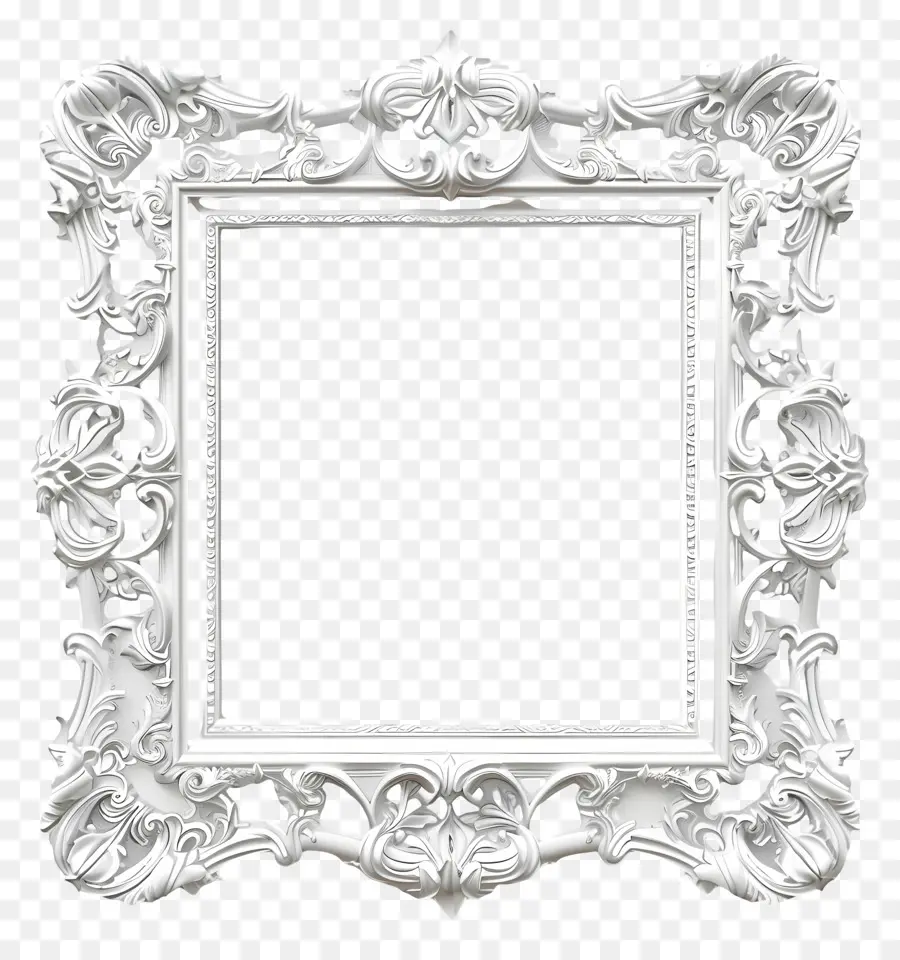 Bingkai Putih，Vintage Frame PNG