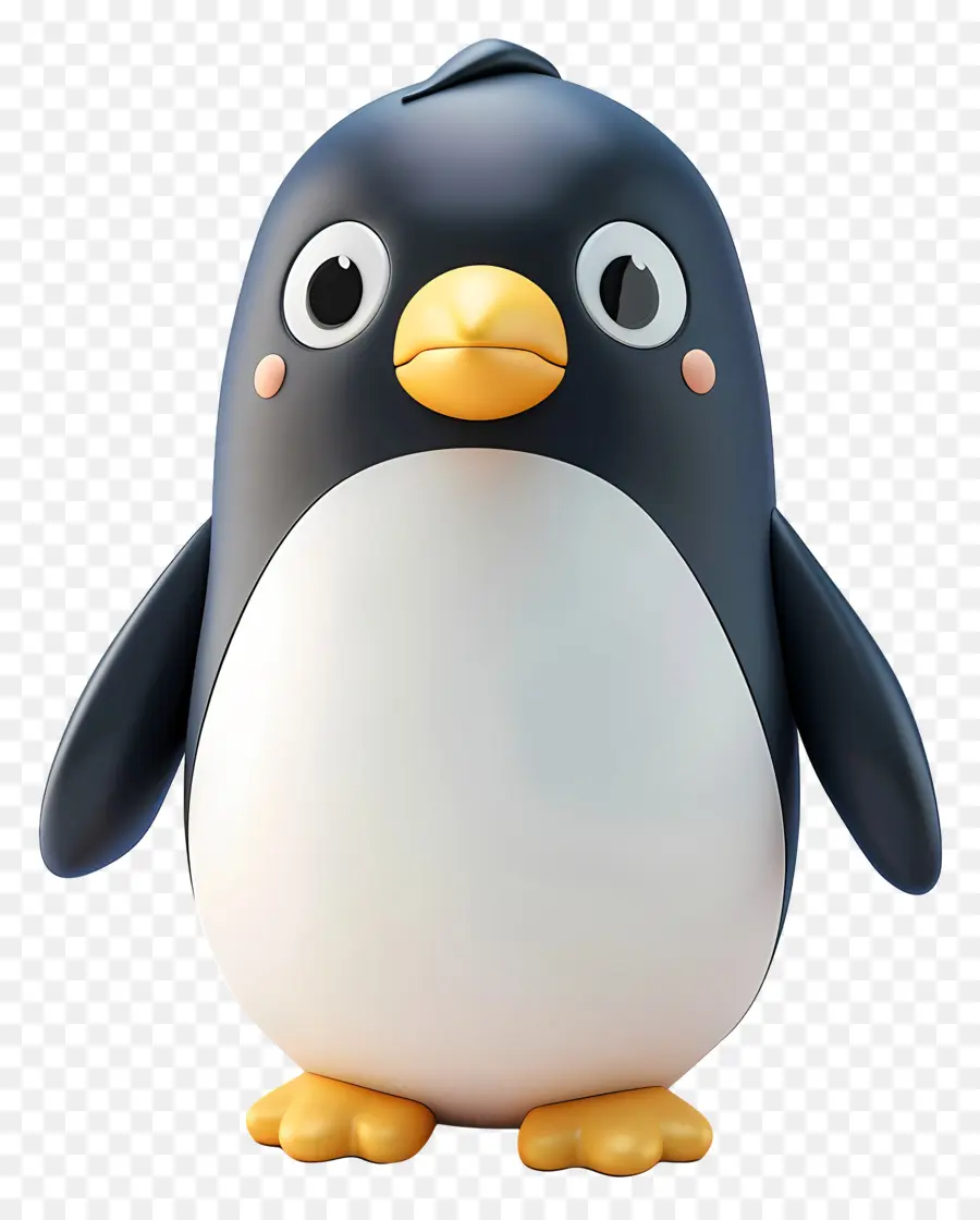 Penguin，Paruh Kuning PNG