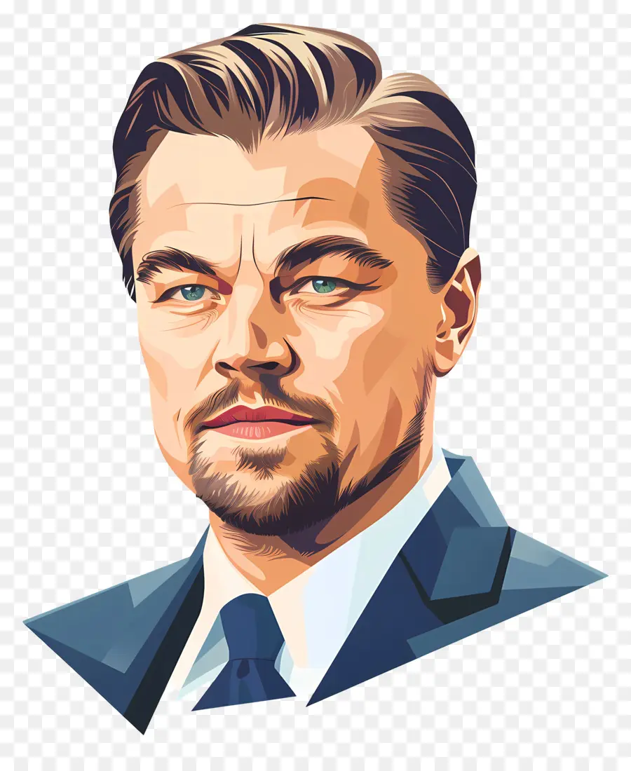 Leonardo Dicaprio，Wajah Potret PNG