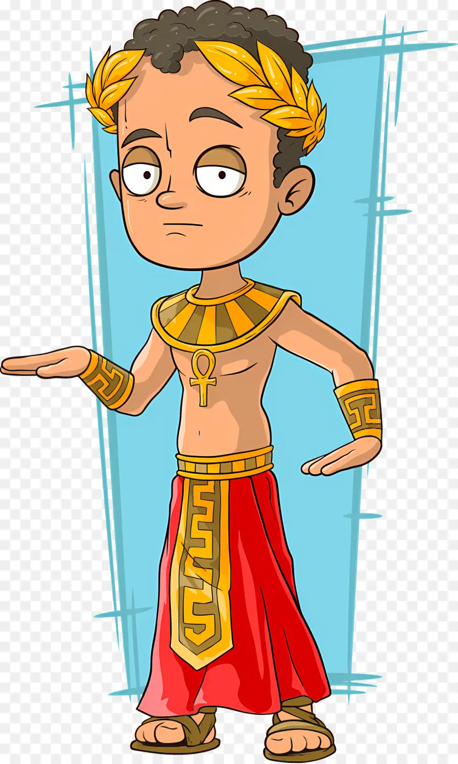 Mesir，Kostum Yunani PNG