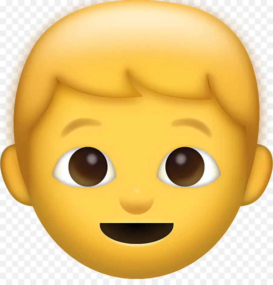 Tersenyum，Wajah Emoji PNG