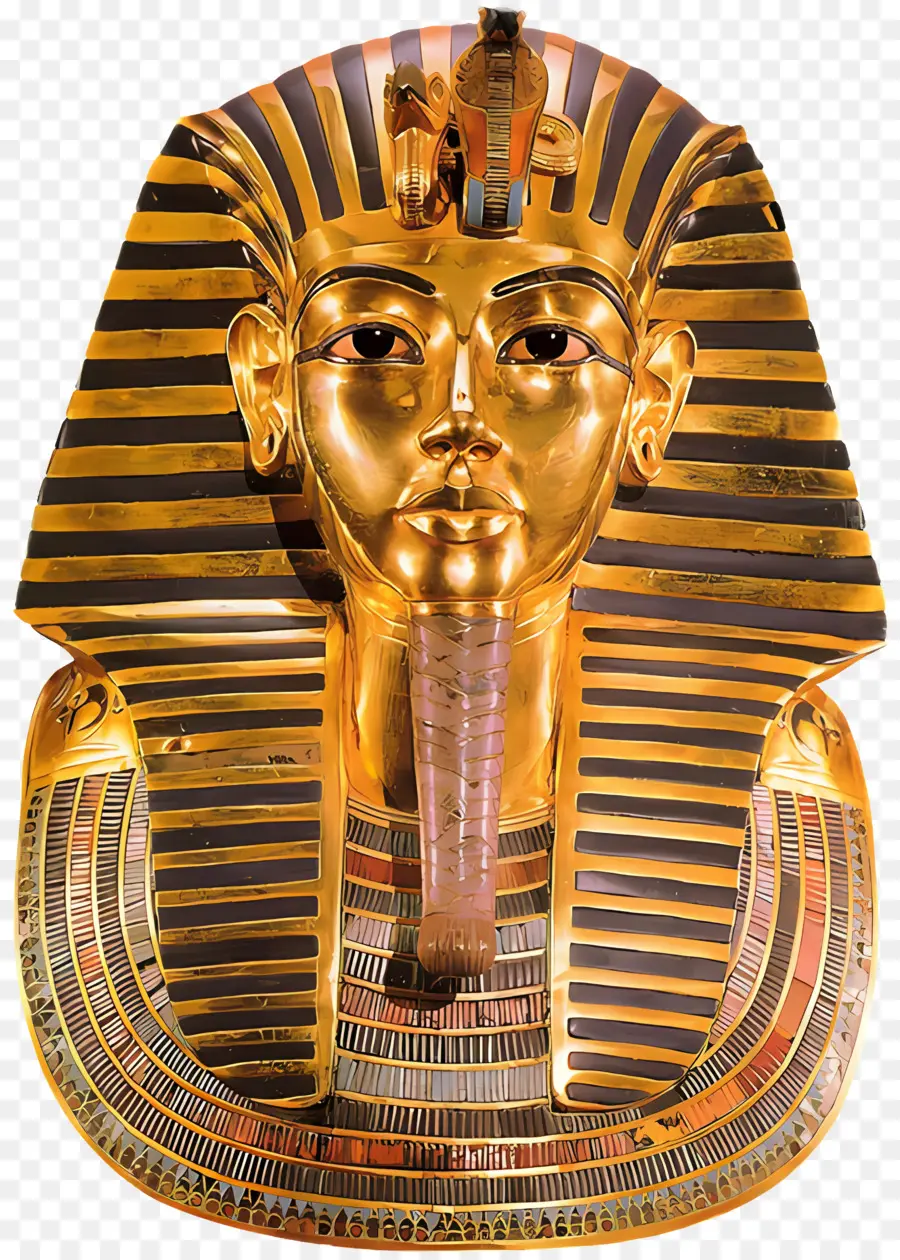 Mesir，Masker Emas PNG