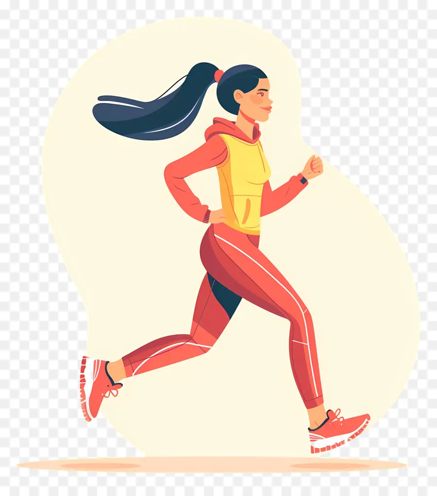 Wanita Jogging，Wanita Berlari PNG