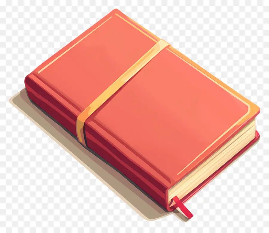 Notebook，Buku Leatherbound Merah PNG