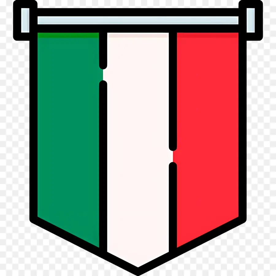 Bendera Italia，Hijau PNG