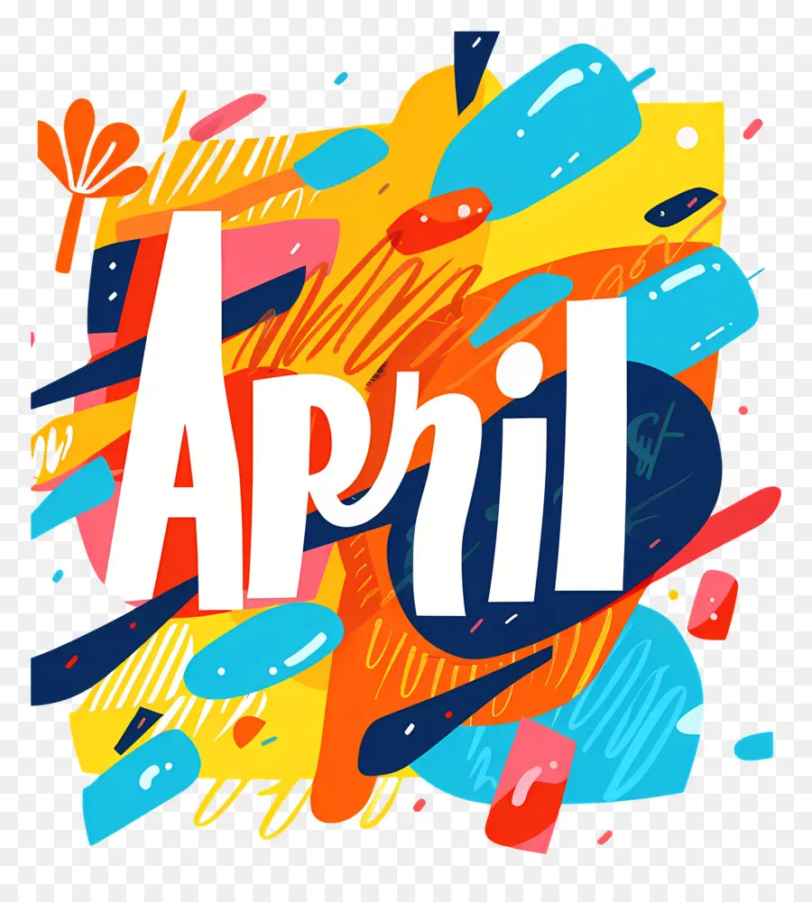 April，Berwarna Warni PNG