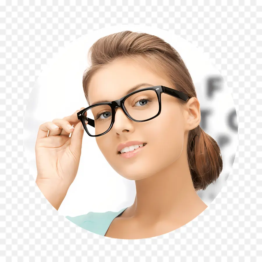 Kacamata，Wanita PNG