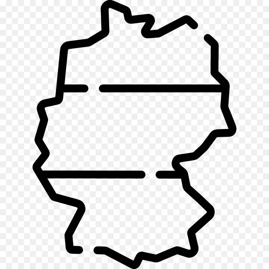 Jerman Peta，Ruang Kosong PNG