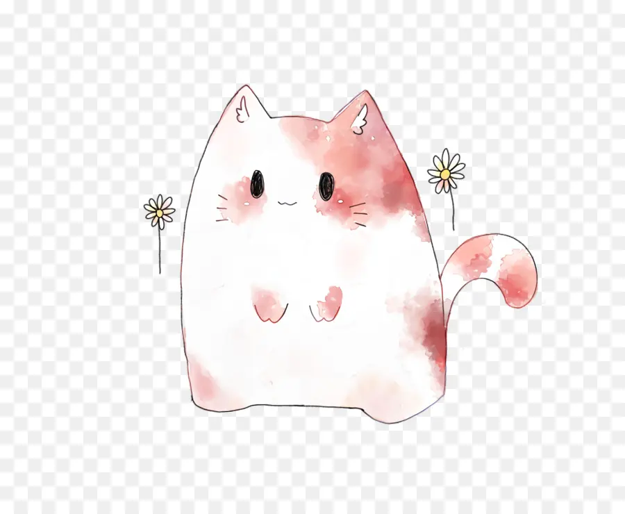 Gulungan Kayu Manis，Doodle Kucing Lucu PNG