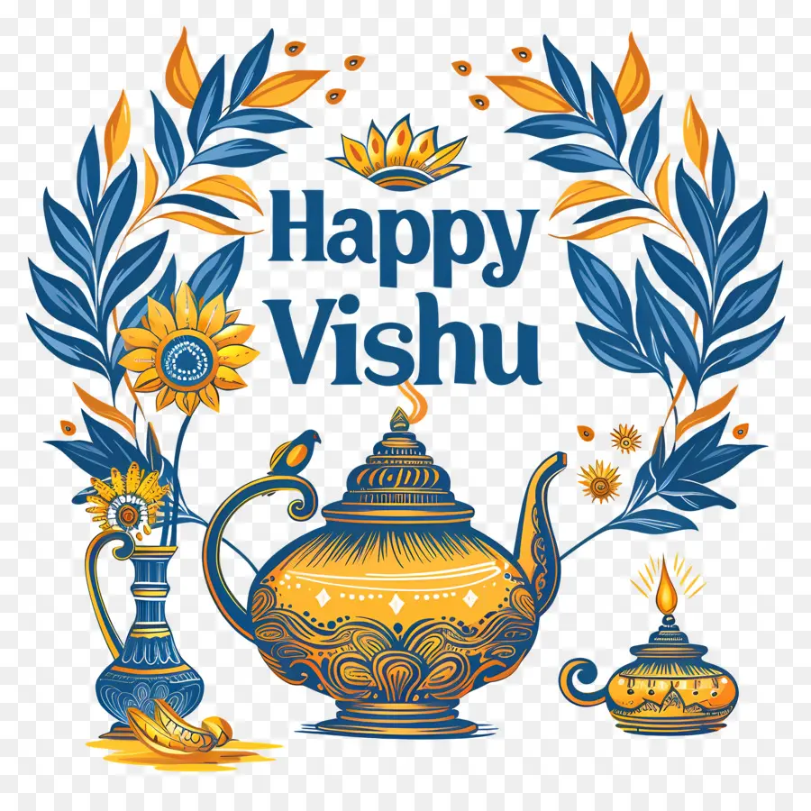 Selamat Vishu，Dekorasi PNG