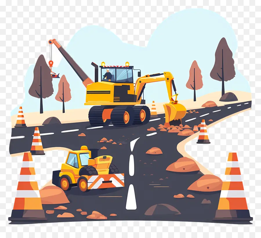 Konstruksi Jalan，Konstruksi Situs PNG