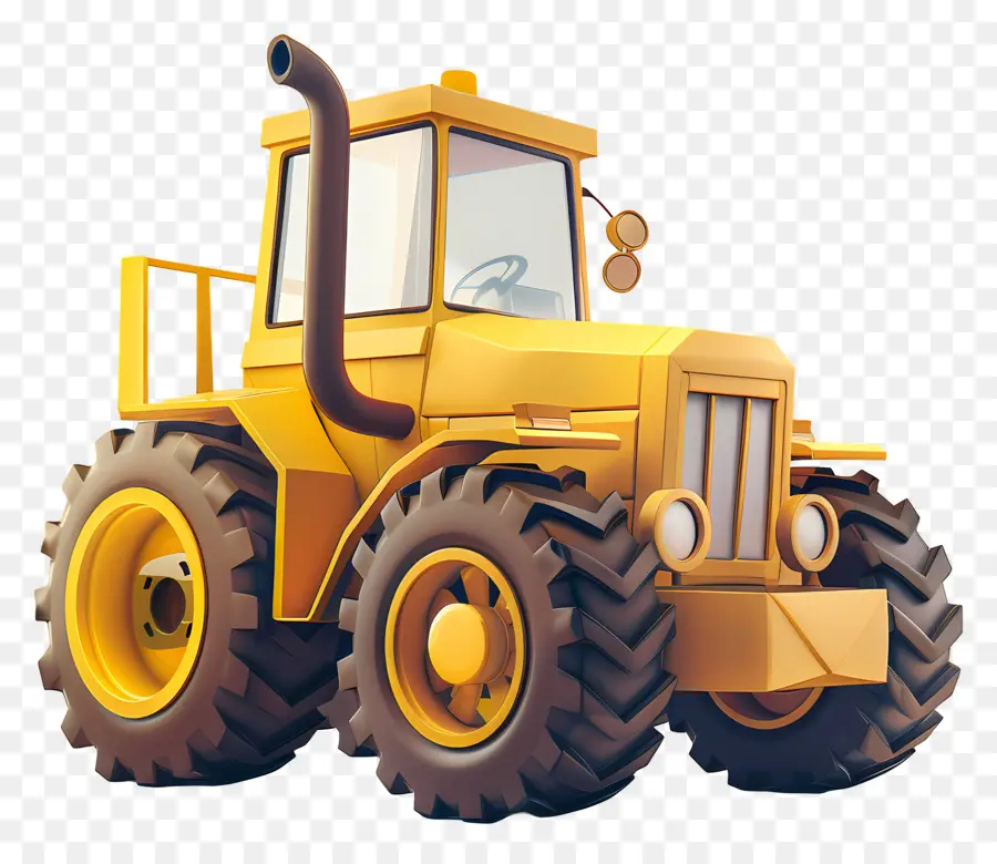 Traktor，Traktor Pertanian PNG