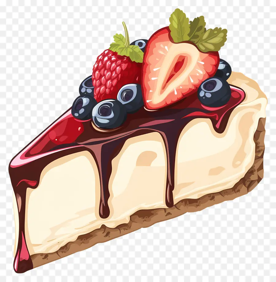 Kue Keju，Irisan Kue Keju PNG