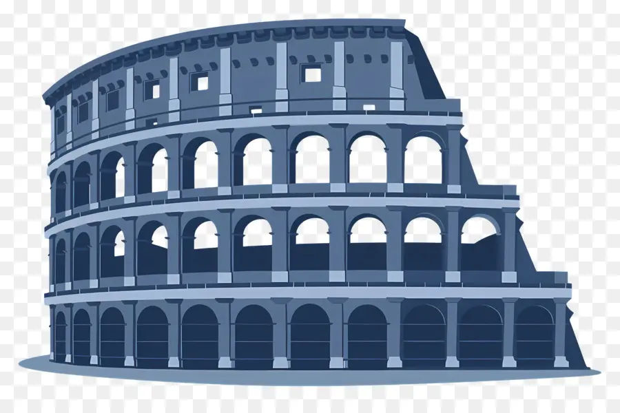Italia Colosseum，Arsitektur Batu PNG