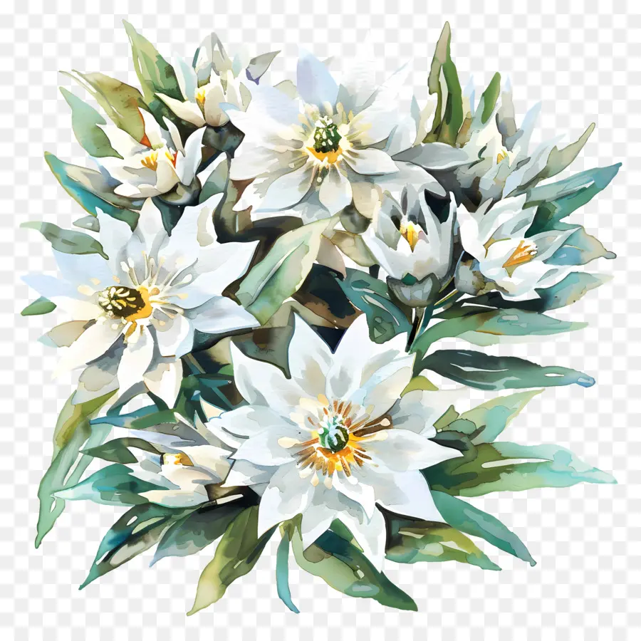 Edelweiss，Bunga Putih PNG