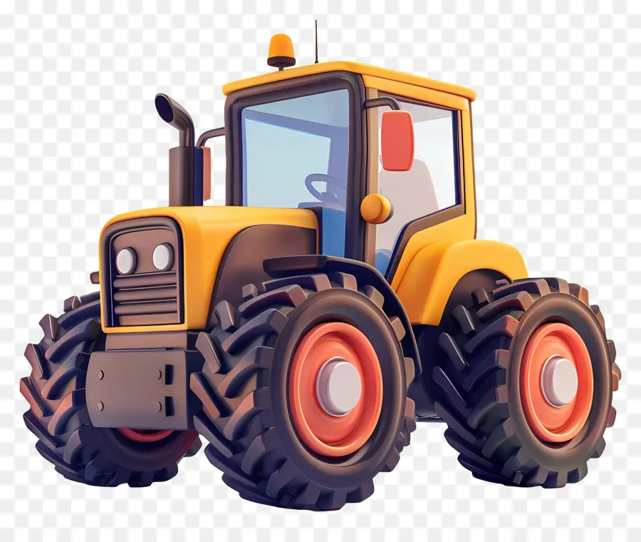 Traktor，Traktor Kuning PNG