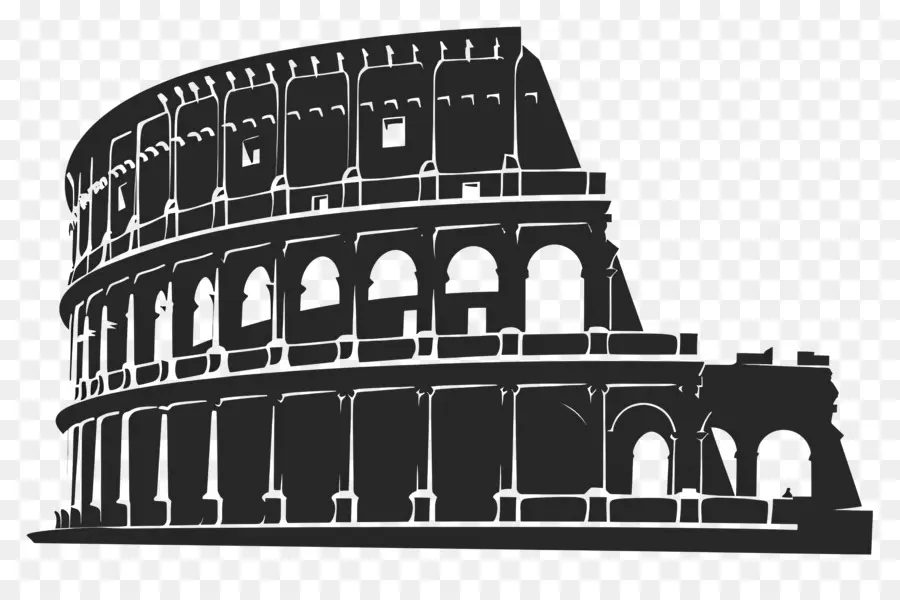 Italia Colosseum，Arsitektur Besar PNG