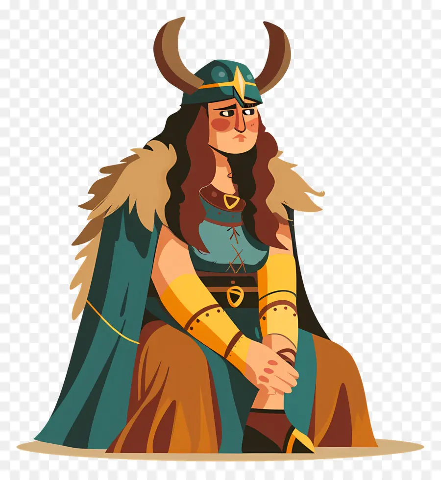 Viking Wanita，Viking Prajurit PNG