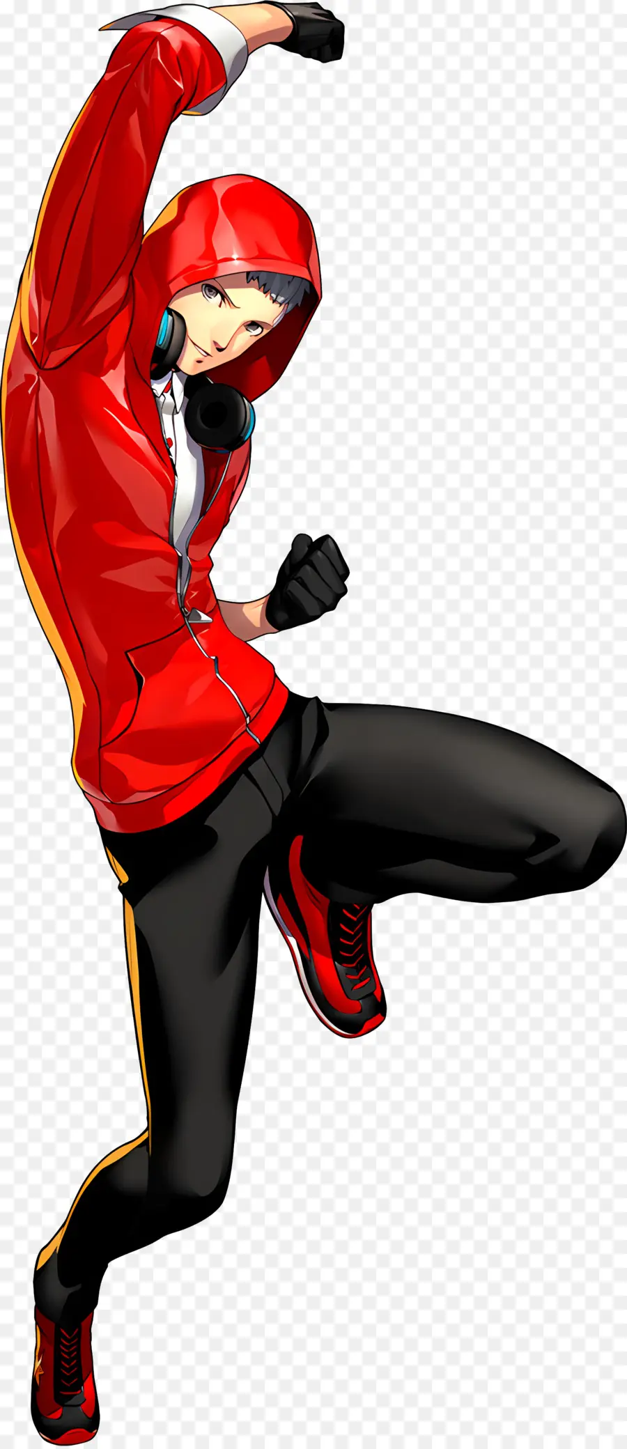 Shin Megami Tensei，Karakter Hoodie Merah PNG